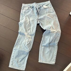 Old Navy Women's Light Blue Boyfriend Jeans